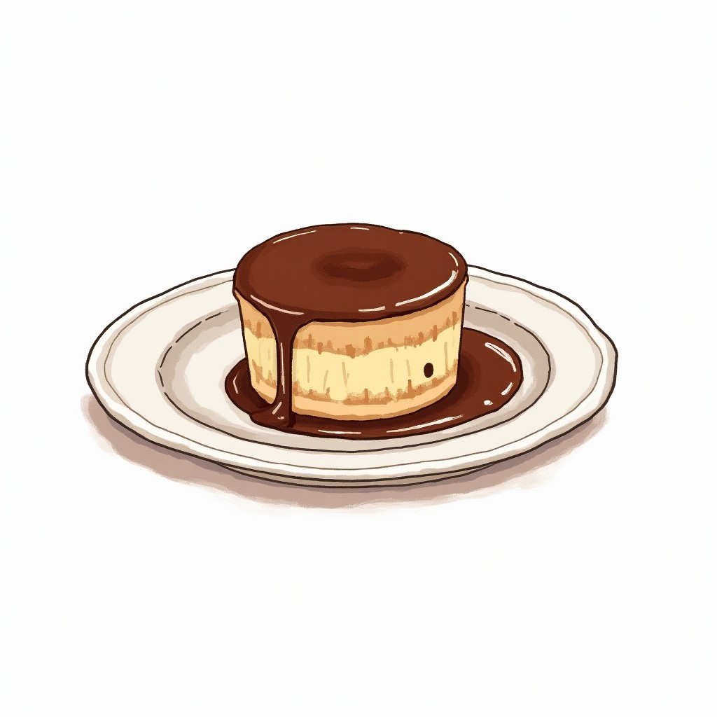 Classic French Chocolate Moelleux Cake